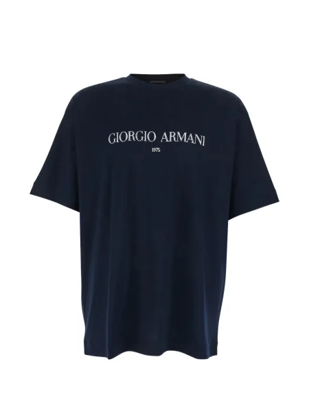Tricou Giorgio Armani cu imagine albastru