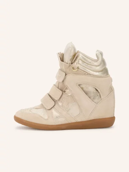 Isabel Marant Kotníkové Tenisky Bekett béžová