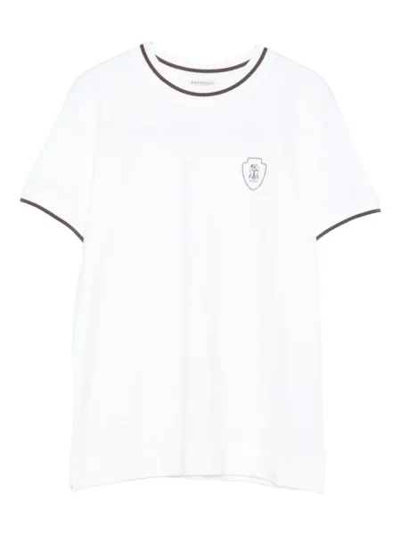 Пуловер Brunello Cucinelli бяло