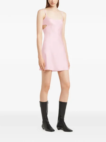 Rochie mini Courreges de costum roz