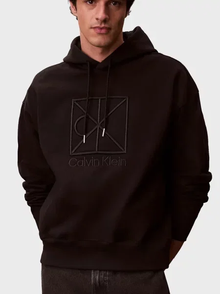 Махрова толстовка Calvin Klein чорна
