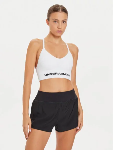 UNDER ARMOUR Sportovní podprsenka Vanish černá bílá