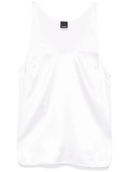 Top Pinko din satin alb