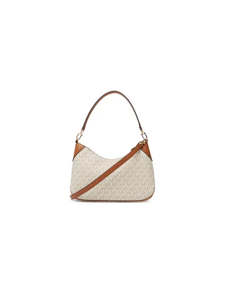 MICHAEL Michael Kors Torba za na rame ecru/prljavo bijela / konjak bež