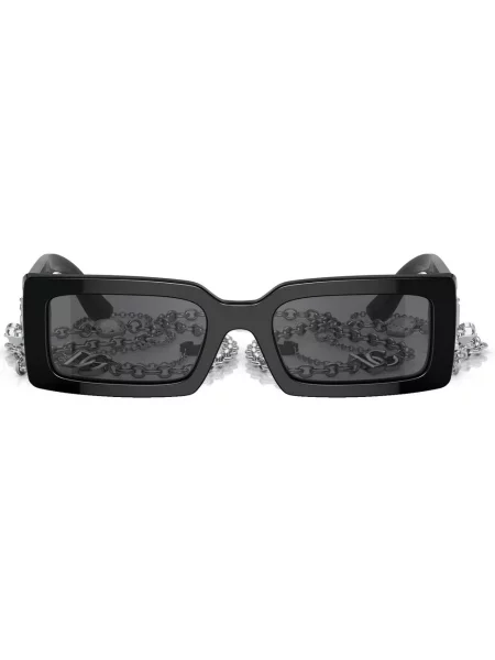 Ochelari de soare Dolce & Gabbana Eyewear cu autograf negru