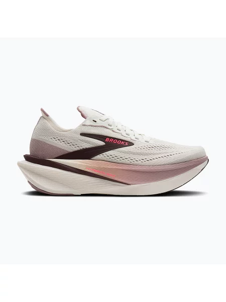 Дамски обувки за бягане Brooks Hyperion Max 4 coconut/raisin/pink бежово