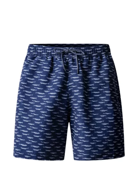 Slip de baie Hackett London cu imagine albastru