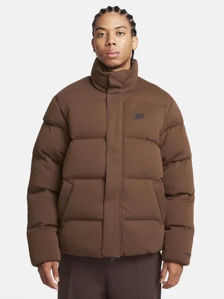 NIKE Sportswear Oversized Puffer Зимова куртка Без підкладки коричневий