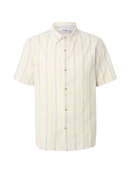 INDICODE JEANS Cămașă Juliano nisipiu / deschis albastru