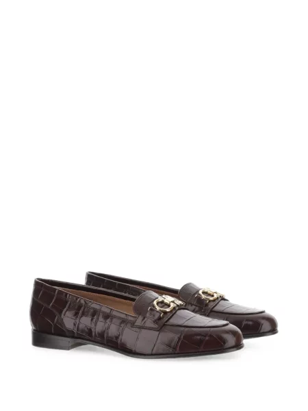 Pantofi loafer Ferragamo din piele maro