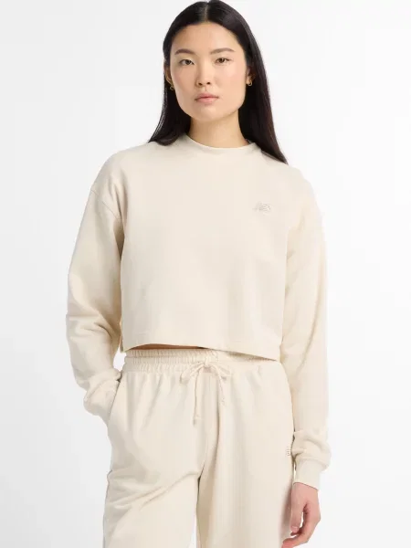 Флисовая спортивная кофта New Balance коричневая