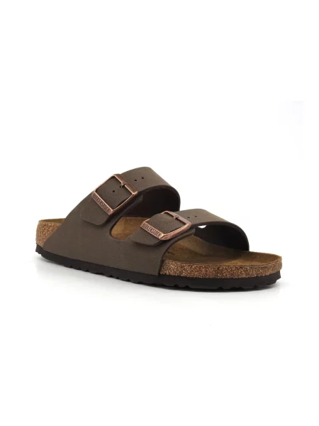 Klapki Birkenstock brązowe