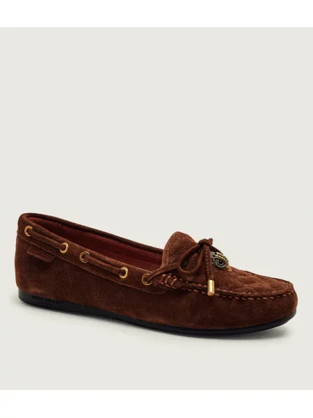 Kurt Geiger Mocasini Eagle | piele întoarsă maro
