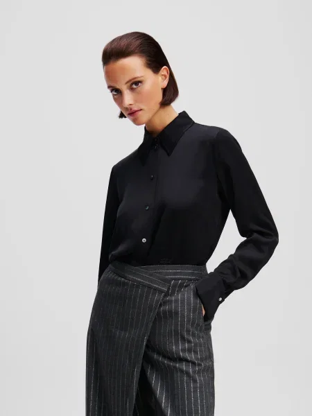 Karl Lagerfeld Bluza črna