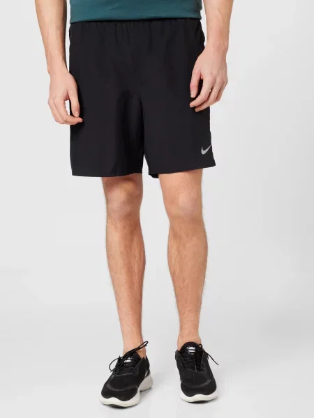 NIKE Pantaloni sport Challenger negru alb