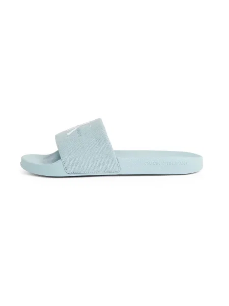 Női papucs Calvin Klein Slide Monogram Wn triple cloud blue. Méret: 36 EU kék