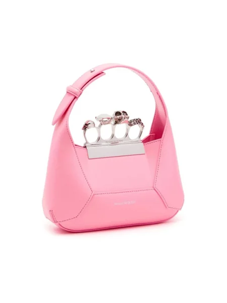 Torebka hobo Alexander Mcqueen różowa