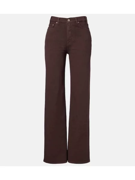 Džínsy Ag Jeans hnedá