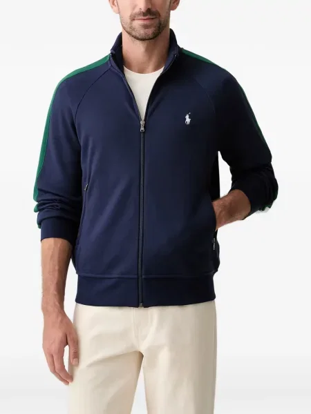 Bőr futó masnis sneaker Polo Ralph Lauren piros