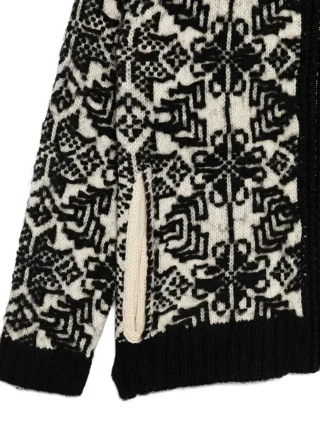 Cardigan Yohji Yamamoto de lână negru