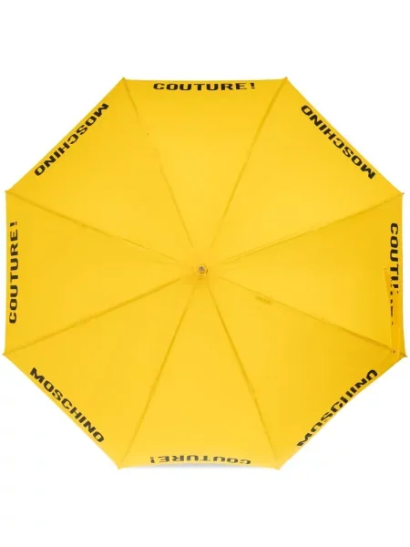 Umbrelă Moschino cu imagine galben