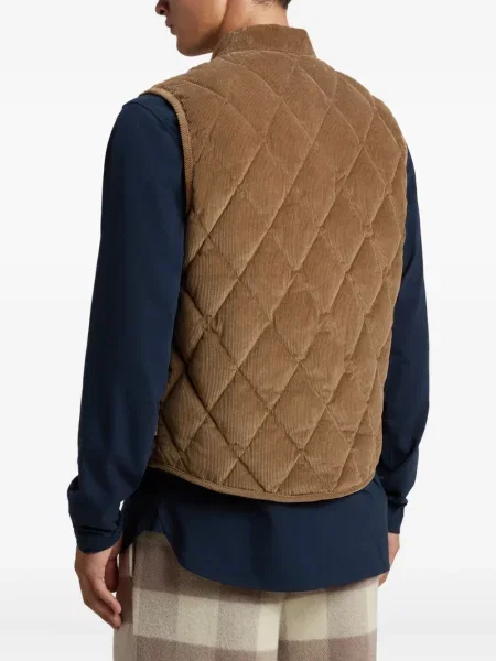 Vestă Woolrich de catifea cord maro
