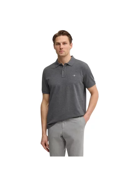 Koszulka polo Gant szara