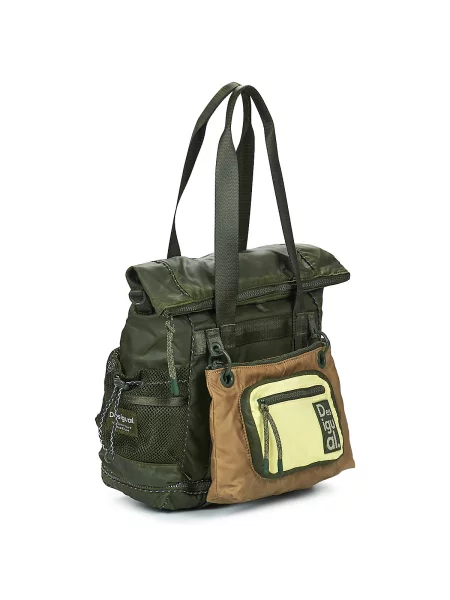 Kabelka Desigual ve grunge stylu zelená