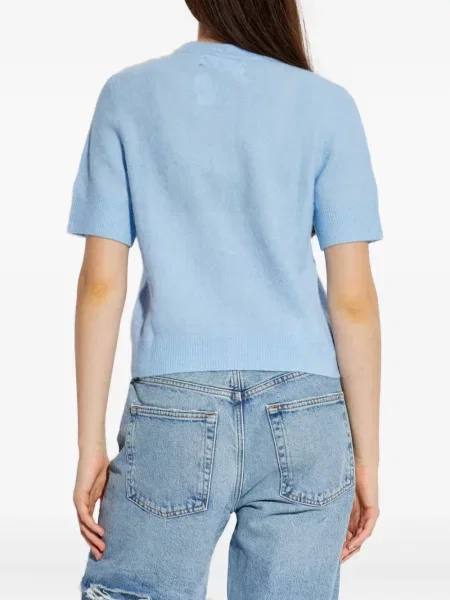 Cardigan Samsøe Samsøe scurt albastru