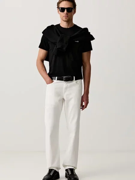 Karl Lagerfeld Jeans tričko pánske čierna