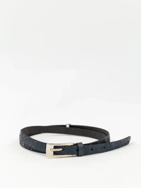 Ремень Ager с ремешками синий