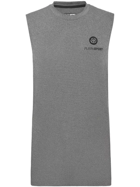 Košile Plein Sport s autogramem šedá