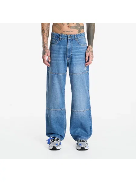 Blugi L/AB c/o Off-White™ Diag Carpenter Jeans Steel Indigo 38 alb