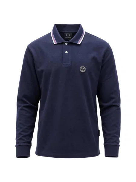 Tricou Eax albastru