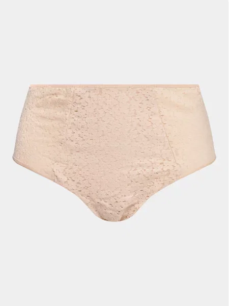Klasične spodnje hlačke z visokim pasom Chantelle bež