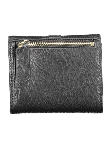 Lniany portfel Tommy Hilfiger czarny