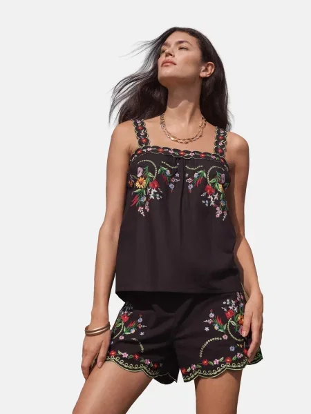 Love & roses Top verde / mov pastel / roșu negru