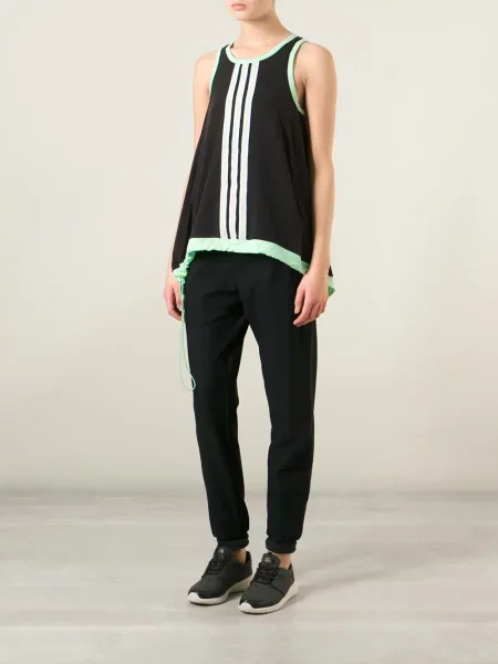 Top Y-3 cu cordon negru