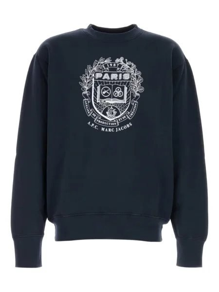 Hanorac A.p.c. cu imagine albastru