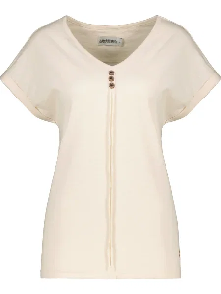 Alife and Kickin Tricou AnaisAK lână alb