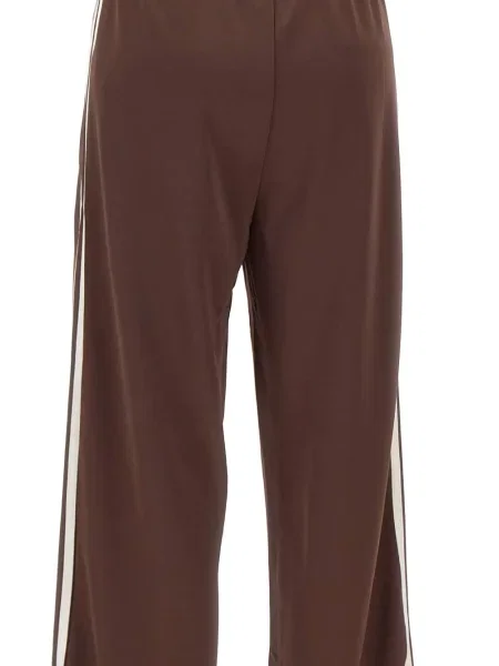 Pantaloni Adidas cu dungi alergare maro