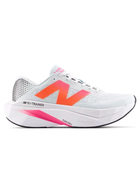 Sneakers New Balance FuelCell SuperComp Trainer v3 Blue/ Glint Blue EUR białe