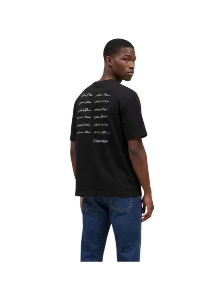 Póló Calvin Klein Jeans April Graphic Se Tee Black S fekete