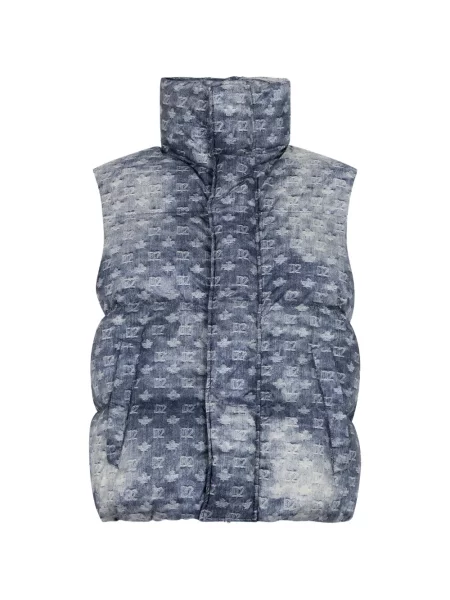 Vestă din puf Dsquared2 albastru