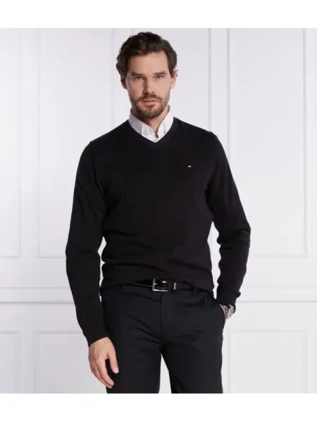 Tommy Hilfiger Pulover negru