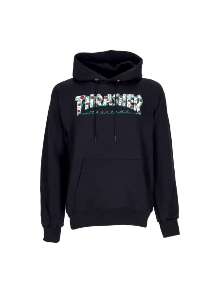 Bluza z kapturem Thrasher czarna