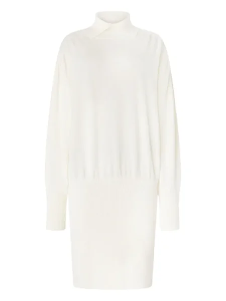Lung rochie Genny alb