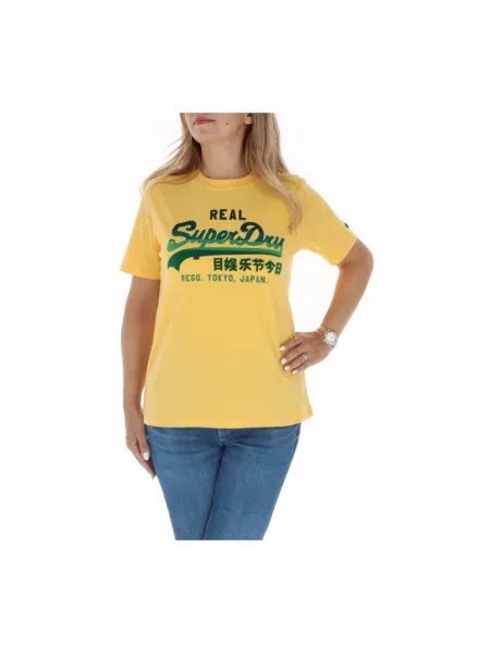 Koszulka Superdry żółta
