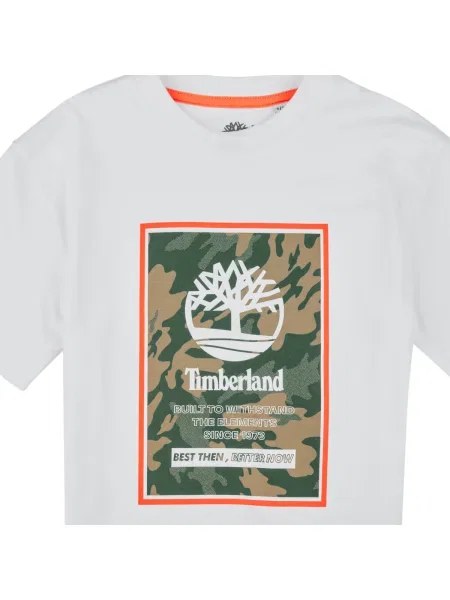 Tricou copii Timberland alb