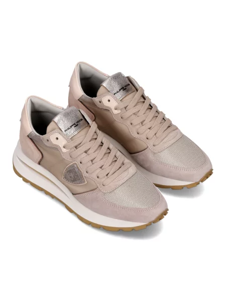 Buty do biegania Philippe Model zamszowe do biegania różowe